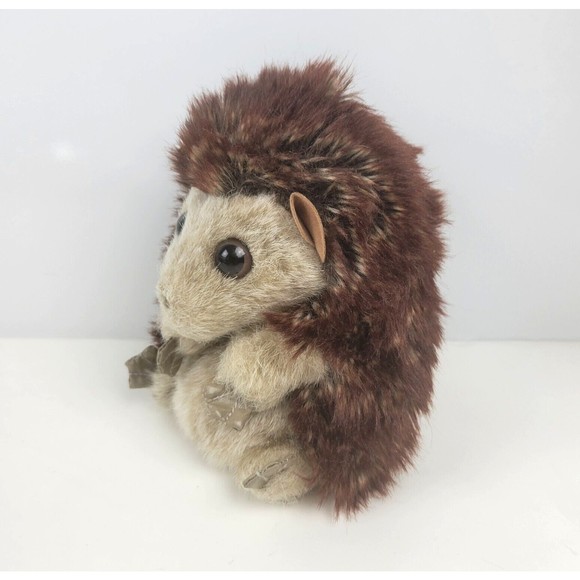 Folkmanis Toys Folkmanis Hedgehog Hand Puppet Plush Reversible